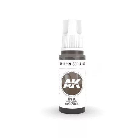 AK-Interactive - Acrylics 3rd generation Sepia INK 17ml - akrilfesték AK11219