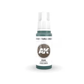   AK-Interactive - Acrylics 3rd generation Turquoise INK 17ml - akrilfesték AK11220