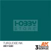 AK-Interactive - Acrylics 3rd generation Turquoise INK 17ml - akrilfesték AK11220