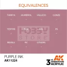 AK-Interactive - Acrylics 3rd generation Cardinal Violet INK 17ml - akrilfesték AK11224