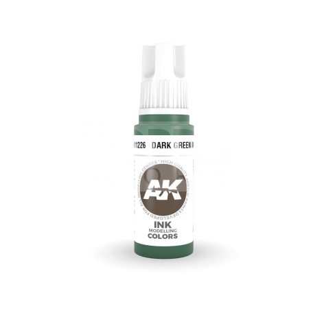 AK-Interactive - Acrylics 3rd generation Dark Green INK 17ml - akrilfesték AK11226