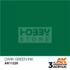 AK-Interactive - Acrylics 3rd generation Dark Green INK 17ml - akrilfesték AK11226