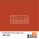 AK-Interactive - Acrylics 3rd generation Penetrating Red INK 17ml - akrilfesték AK11227
