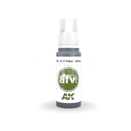 AK-Interactive - Acrylics 3rd generation WWI French Artillery Grey - akrilfesték AK11303