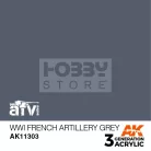 AK-Interactive - Acrylics 3rd generation WWI French Artillery Grey - akrilfesték AK11303