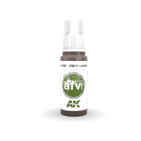 AK-Interactive - Acrylics 3rd generation WWI French Brown - akrilfesték AK11304