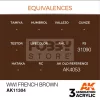AK-Interactive - Acrylics 3rd generation WWI French Brown - akrilfesték AK11304