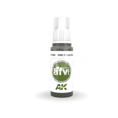 AK-Interactive - Acrylics 3rd generation WWI French Green 1 - akrilfesték AK11305