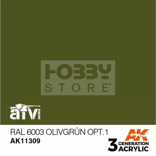 AK-Interactive - Acrylics 3rd generation RAL 6003 Olivgrün opt.1 - akrilfesték AK11309