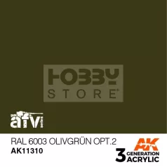   AK-Interactive - Acrylics 3rd generation RAL 6003 Olivgrün opt.2 - akrilfesték AK11310