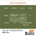 AK-Interactive - Acrylics 3rd generation RAL 6011 Resedagrün - akrilfesték AK11311