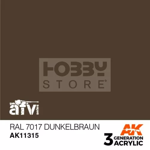 AK-Interactive - Acrylics 3rd generation RAL 7017 Dunkelbraun - akrilfesték AK11315