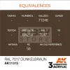 AK-Interactive - Acrylics 3rd generation RAL 7017 Dunkelbraun - akrilfesték AK11315