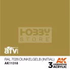 AK-Interactive - Acrylics 3rd generation RAL 7028 Dunkelgelb (Initial) - akrilfesték AK11318