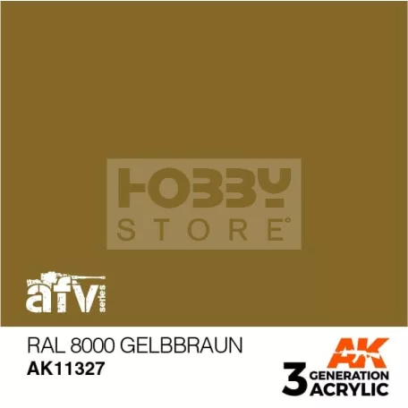 AK-Interactive - Acrylics 3rd generation RAL 8000 Gelbbraun - akrilfesték AK11327