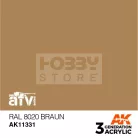 AK-Interactive - Acrylics 3rd generation RAL 8020 Braun - akrilfesték AK11331
