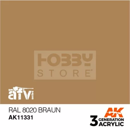 AK-Interactive - Acrylics 3rd generation RAL 8020 Braun - akrilfesték AK11331