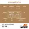 AK-Interactive - Acrylics 3rd generation RAL 8020 Braun - akrilfesték AK11331