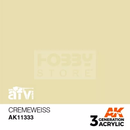 AK-Interactive - Acrylics 3rd generation Cremeweiss - akrilfesték AK11333