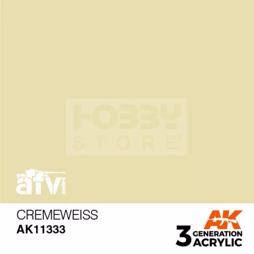 AK-Interactive - Acrylics 3rd generation Cremeweiss - akrilfesték AK11333