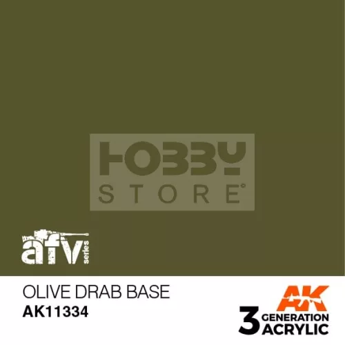 AK-Interactive - Acrylics 3rd generation Olive Drab Base - akrilfesték AK11334