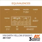AK-Interactive - Acrylics 3rd generation NÂş6 Earth Yellow (FS30257) - akrilfesték AK11337