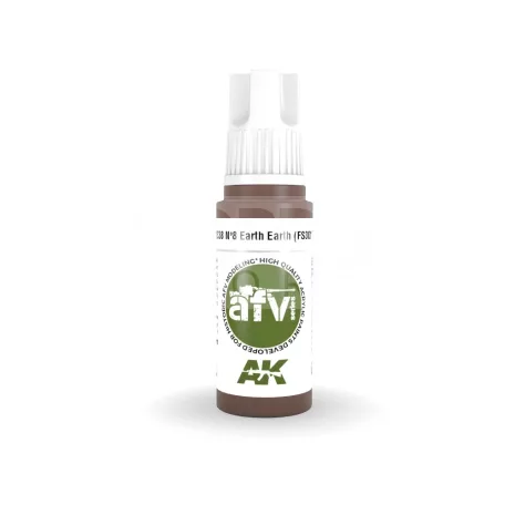 AK-Interactive - Acrylics 3rd generation NÂş8 Earth Red (FS30117) - akrilfesték AK11338