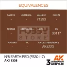 AK-Interactive - Acrylics 3rd generation NÂş8 Earth Red (FS30117) - akrilfesték AK11338