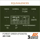 AK-Interactive - Acrylics 3rd generation Forest Green (FS34079) - akrilfesték AK11346