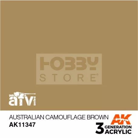 AK-Interactive - Acrylics 3rd generation Australian Camouflage Brown - akrilfesték AK11347