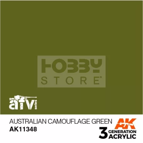 AK-Interactive - Acrylics 3rd generation Australian Camouflage Green - akrilfesték AK11348