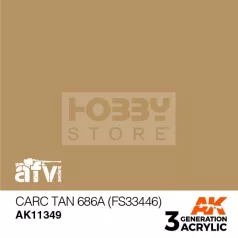   AK-Interactive - Acrylics 3rd generation CARC Tan 686A (FS33446) - akrilfesték AK11349