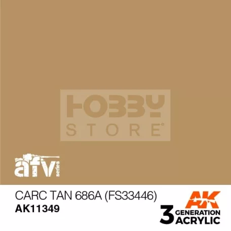 AK-Interactive - Acrylics 3rd generation CARC Tan 686A (FS33446) - akrilfesték AK11349