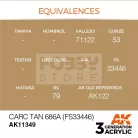 AK-Interactive - Acrylics 3rd generation CARC Tan 686A (FS33446) - akrilfesték AK11349