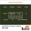 AK-Interactive - Acrylics 3rd generation Modern Spanish Green - akrilfesték AK11350