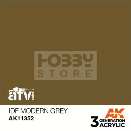AK-Interactive - Acrylics 3rd generation IDF Modern Grey - akrilfesték AK11352