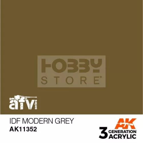 AK-Interactive - Acrylics 3rd generation IDF Modern Grey - akrilfesték AK11352