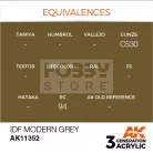 AK-Interactive - Acrylics 3rd generation IDF Modern Grey - akrilfesték AK11352