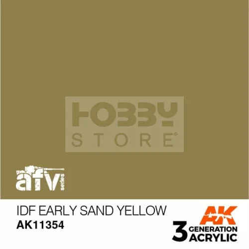 AK-Interactive - Acrylics 3rd generation IDF Early Sand Yellow - akrilfesték AK11354