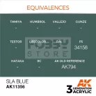 AK-Interactive - Acrylics 3rd generation SLA Blue - akrilfesték AK11356