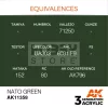 AK-Interactive - Acrylics 3rd generation NATO Green - akrilfesték AK11358