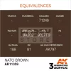 AK-Interactive - Acrylics 3rd generation NATO Brown - akrilfesték AK11359