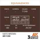 AK-Interactive - Acrylics 3rd generation NATO Brown - akrilfesték AK11359