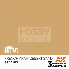  AK-Interactive - Acrylics 3rd generation French Army Desert Sand - akrilfesték AK11363