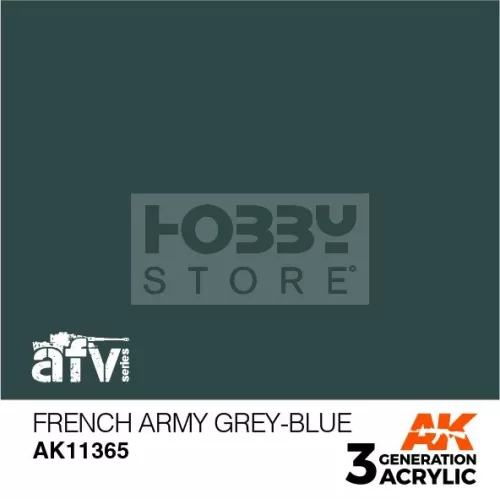AK-Interactive - Acrylics 3rd generation French Army Grey-Blue - akrilfesték AK11365