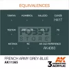 AK-Interactive - Acrylics 3rd generation French Army Grey-Blue - akrilfesték AK11365