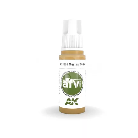 AK-Interactive - Acrylics 3rd generation Mustard Yellow - akrilfesték AK11366