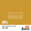 AK-Interactive - Acrylics 3rd generation Mustard Yellow - akrilfesték AK11366