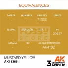 AK-Interactive - Acrylics 3rd generation Mustard Yellow - akrilfesték AK11366