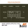 AK-Interactive - Acrylics 3rd generation Base Green (Protective) - akrilfesték AK11367